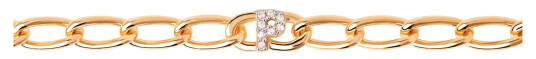 PDPAOLA Letter P Armbånd 18 kt. Gullforgylt sølv PU01-553-U - Dame - 925 sterling silver