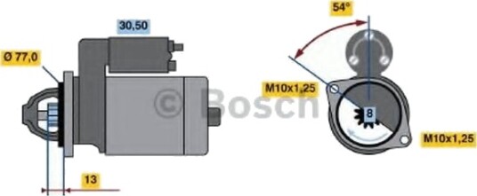 BOSCH 0 986 020 401 Starter BOSCH 0 986 020 401 Starter