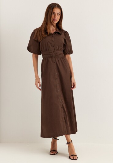 Waist Detail Cotton Dress