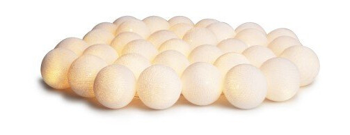 Iris Lights Pure White lyslenke, 20 kuler