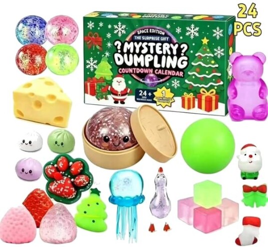 Julekalender 24 dager   82 Fidget Squishy M