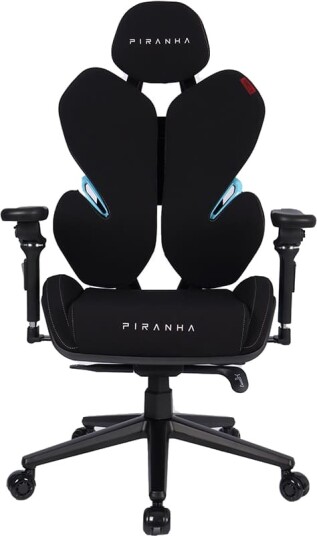 Piranha Nomics X1 gamingstol sort/blå Piranha Nomics X1 gamingstol sort/blå