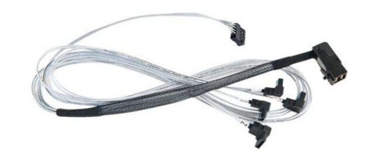 Adaptec 80 cm SAS Intern Kabel med Rettvinklet Kontakt - 4x Mini SAS HD SFF-8643