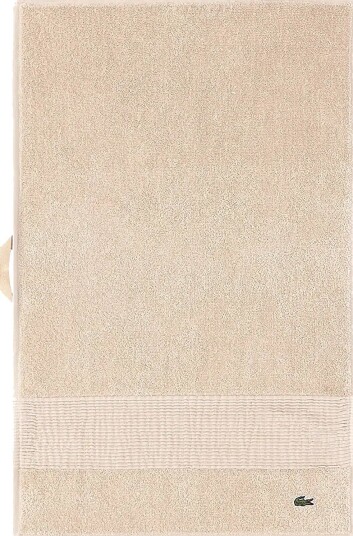 Lacoste Home Llecroco Guest Towel - CAPPUCC - 40X60 cm