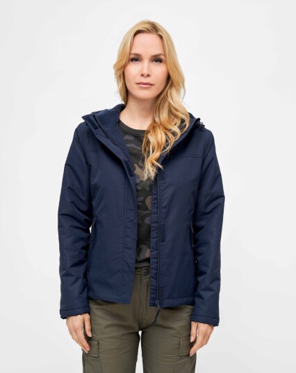 Brandit Windbreaker Frontzip för kvinnor Blå