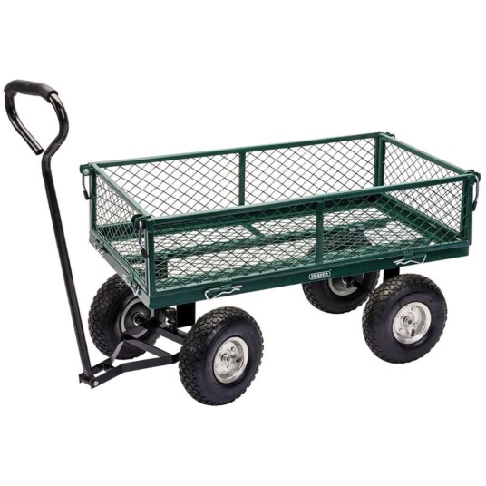 Draper Tools Draper Tools Hagevogn stålnetting 86,5x46,5x21 cm grønn og svart 429564