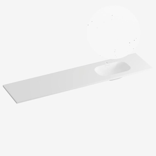 Korsbakken Nice Heldekkende Terrazzo Pepper 200cm Høyre