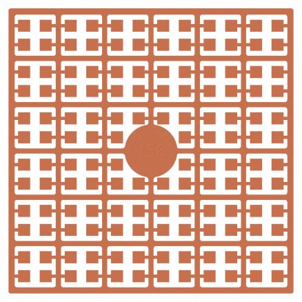 Pixelhobby Midi Perler 158 Lys Korallrosa 2x2mm  140 pixels
