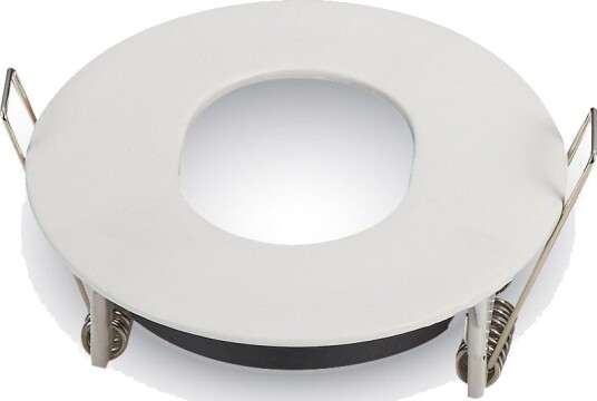 V Tac GU10 innfellingsspot Matt hvit rund aluminium hull: Ø7,5 cm mål: Ø8,8 cm uten lyskilde
