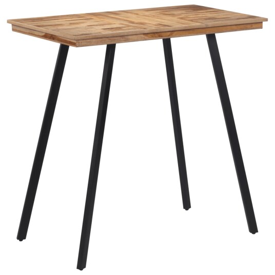 Sammenleggbart barbord 110x55x105 cm heltre teak 8721012117501