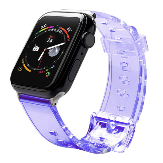 Hurtel Light Silikonreim for Apple Watch 42/44mm Lilla