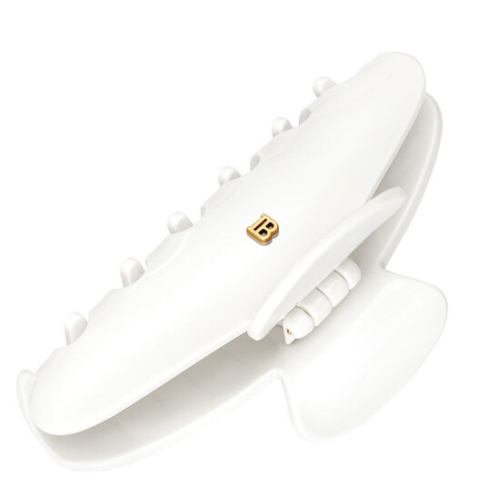 Balmain Cellulose Acetate Pince À Cheveux Large Hairclip White Balmain Cellulose Acetate Pince À Cheveux Large Hairclip White