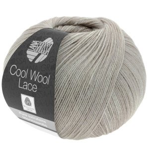 Lana Grossa Cool Wool Lace Garn 32 Taupe Lana Grossa Cool Wool Lace Garn 32 Taupe