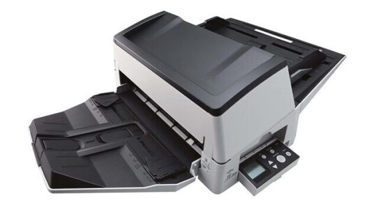 Fujitsu fi-7600 Dokumentskanner ADF 600 DPI 100 ppm Hvit og Sort