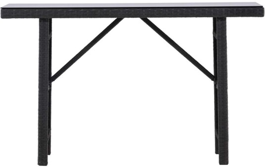 Padova hagebord sidebord 40x120cm svart.