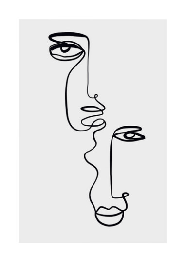 Malerifabrikken Poster Faces 2 1642210-01-136