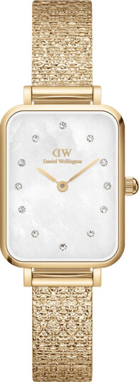 Daniel Wellington DW Klokke Quadro Lumine Pressed Piano 20x26mm Gold