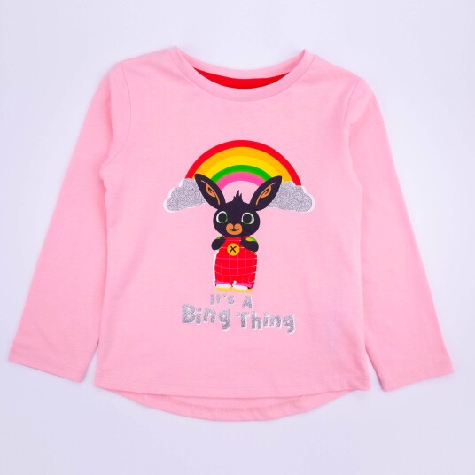 Bing Genser Rainbow Pink - 110 / 5 år - Barn - Gutt/Jente - 100% bomull