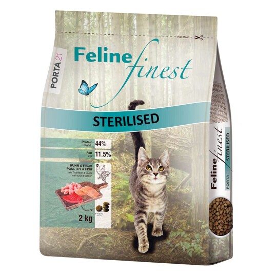 Porta 21 Feline Finest Sterilised Kylling & Fisk 2 kg