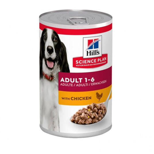 Hill's Canine Adult Light Våtfôr med Kylling 370 g - Hundemat for Vektkontroll
