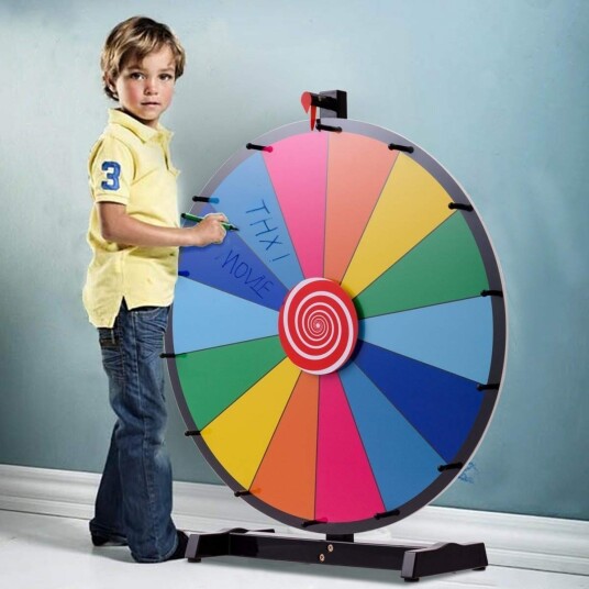 Cwy 24 Wheel of Fortune Toy Color Wheel Games for Lottery Games Ordspill φ60cm TT10016 Cwy 24 Wheel of Fortune Toy Color Wheel Games for Lottery Games Ordspill φ60cm TT10016