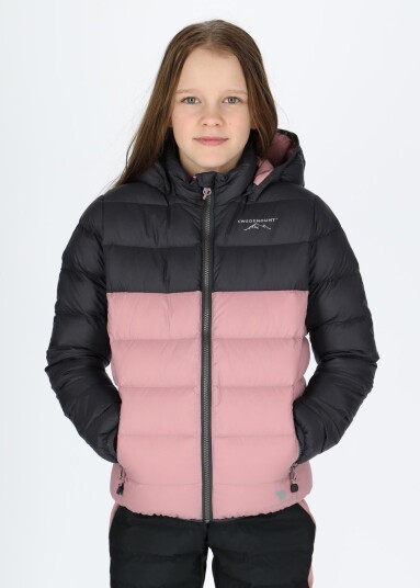 Swedemount Östersund Down Jacket 2.0 Jr Charcoal/Dusty Rose 160 Vinterjakker Swedemount Östersund Down Jacket 2.0 Jr Charcoal/Dusty Rose 160 Vinterjakker