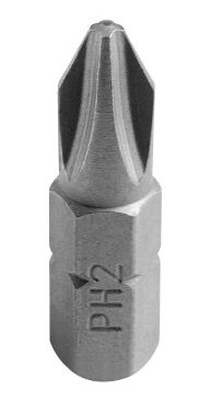 Ironside 201608 Bits phillips, 25 mm, 3-pakning PH3