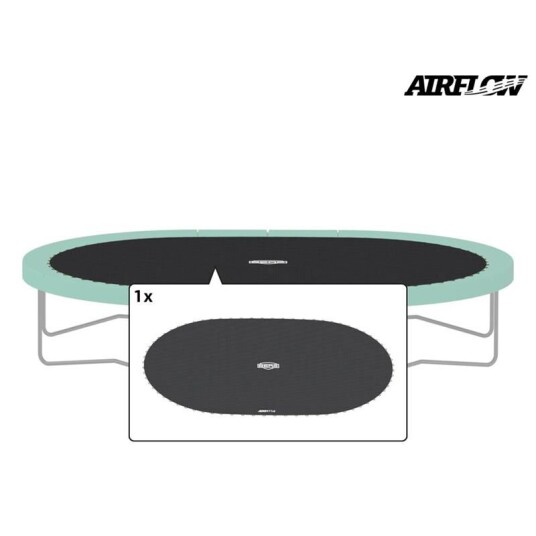 BERG Toys Grand Champ. Hoppematte 470x310 Oval Hoppeduk Twinspring 470x310 cm oval