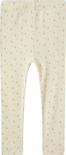 Lil"Atelier Turtledove Flower Gago Slim Leggings Noos 110