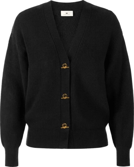 Elisabetta Franchi Dame Strikkevarer Svart L,