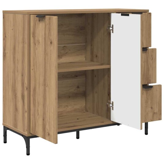 Serviesskap artisan eik 89,5 x 33 x 82 cm Konstruert tre