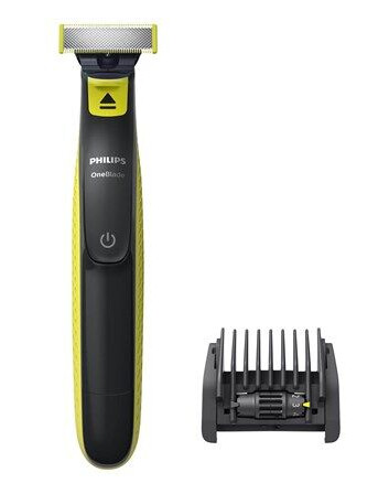 Philips Barbermaskin OneBlade QP2721 shaver lime green/charcoal grey