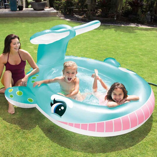 Intex Basseng med hvaldusj 201x196x91 cm Intex Basseng med hvaldusj 201x196x91 cm