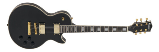 Dimavery Lp-530 E-Guitar Svart/Gull