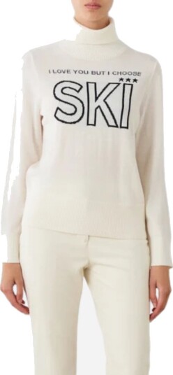 We Norwegians Bibi turtle neck sweater XS hvit dame