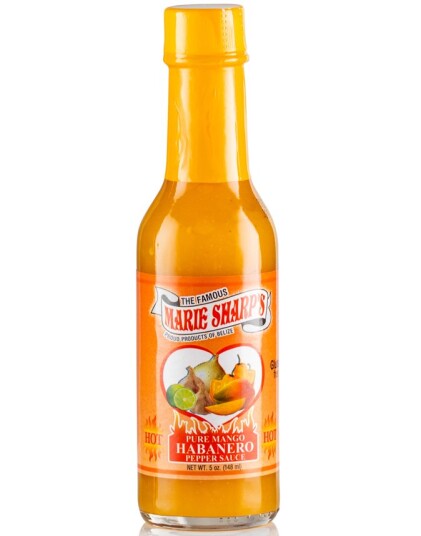 Marie Sharp"s Hot Pure Mango Habanero Pepper Sauce    148 ml Belize