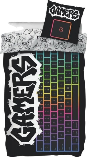 Gaming Sengesett I Bomull 140 X 200cm