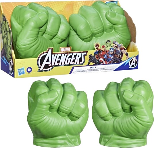 Marvel Avengers Hulk Gamma Smash Knyttnever i Skumgummi - 2 deler