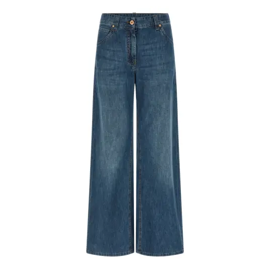Brunello Cucinelli Dame Jeans Blå M,