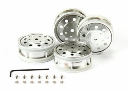 Tamiya 56518 PLATED WHEELS 22MM/HEX/MATTE