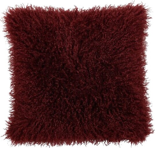 Fondaco - Curly putetrekk 48x48 cm vinrød