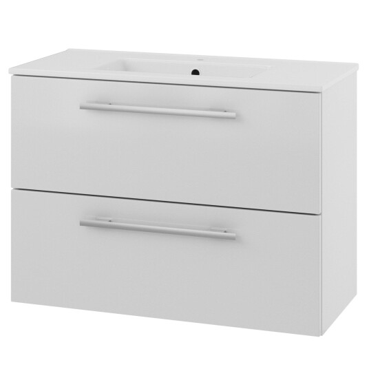 Linn Bad Ingrid Smal D35cm Servantskap Hvit Matt / 80cm Linn Bad Ingrid Smal D35cm Servantskap Hvit Matt / 80cm
