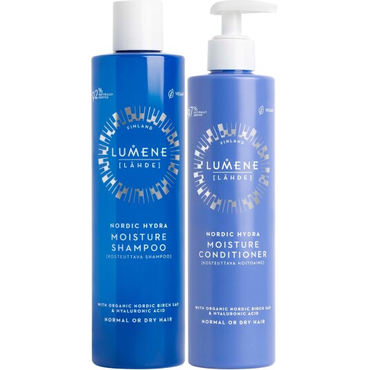 Lumene Nordic Hydra Moisture Bundle Shampoo 300 ml & Conditioner 290 m Lumene Nordic Hydra Moisture Bundle Shampoo 300 ml & Conditioner 290 m