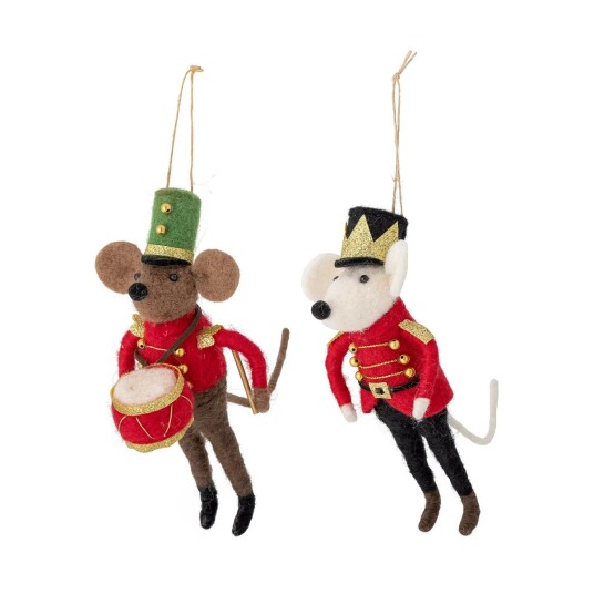 Bloomingville Peo juletrepynt ull 2 deler Paradelue Bloomingville Peo juletrepynt ull 2 deler Paradelue