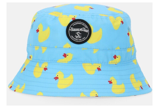 Blount & Pool Hawaii Bucket Hat Blue Yellow Duck S/M Capser Blount & Pool Hawaii Bucket Hat Blue Yellow Duck S/M Capser