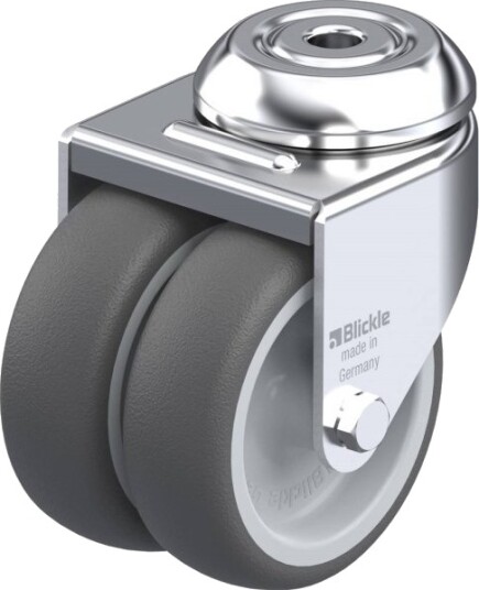 Blickle 757081 Lmda-Path 75G Dobbel Svinghjul Hjuldiameter 75 Mm Bæreevne (Maks.) 100 Kg 1 Stk