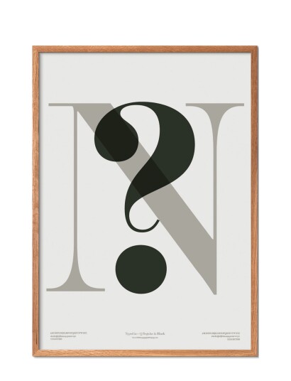 Poster & Frame Ilwt-N - Grey - 70X100CM Poster & Frame Ilwt-N - Grey - 70X100CM