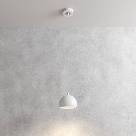 Luminex Sool hengelampe hvit Ø 15 cm metall