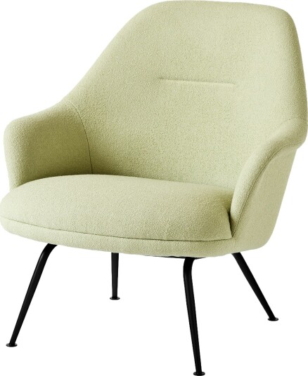 Rely HW140 Loungestol Med Høy Ryggstøtte Krom / Saxion 0927