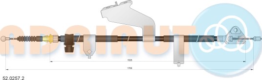 Tautrekk håndbremse ADRIAUTO 52.0257.2